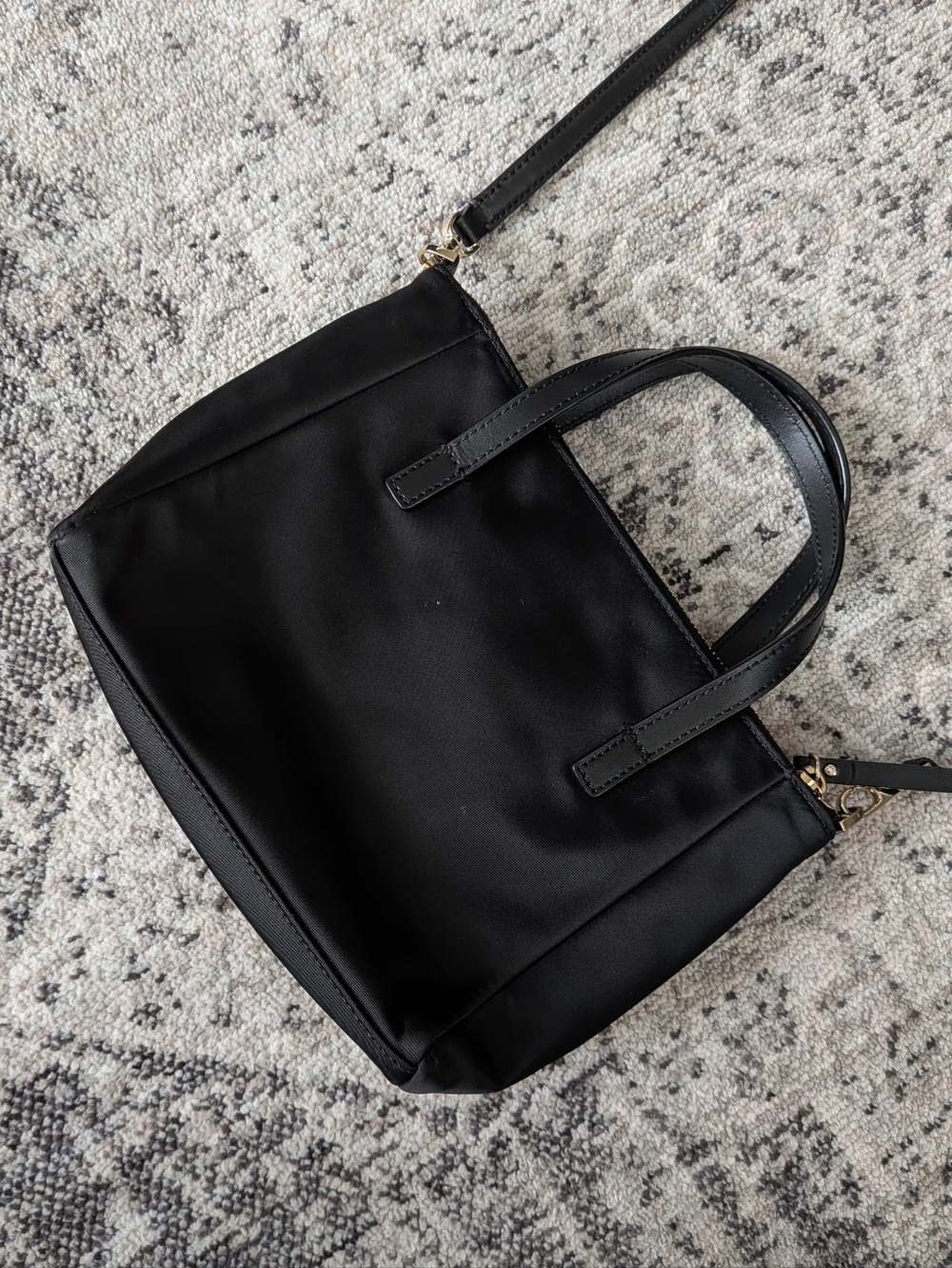 kate spade black nylon bag with bow detail - Picture 5 of 10